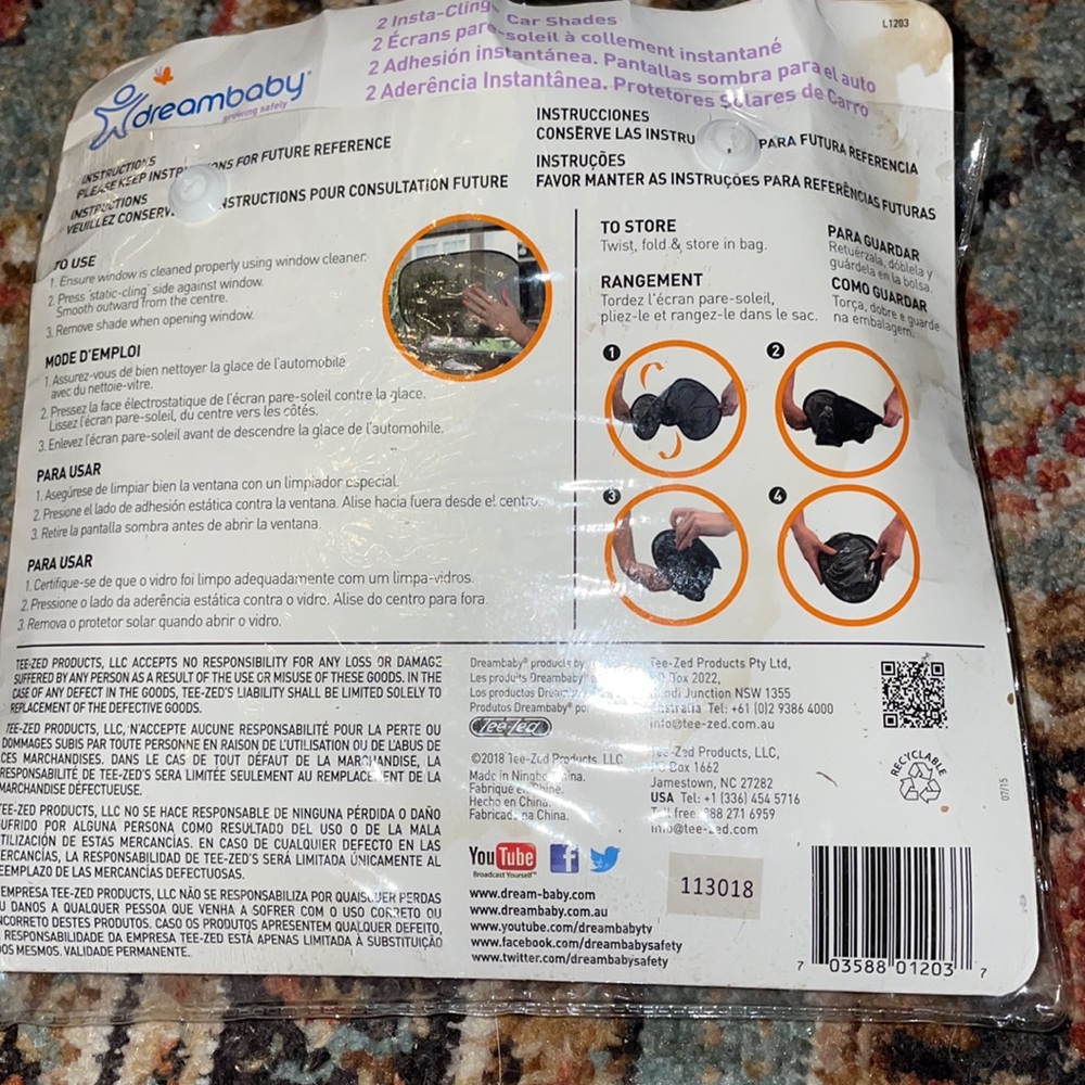 2 Insta-Cling Car Shades - Picture 2 of 3